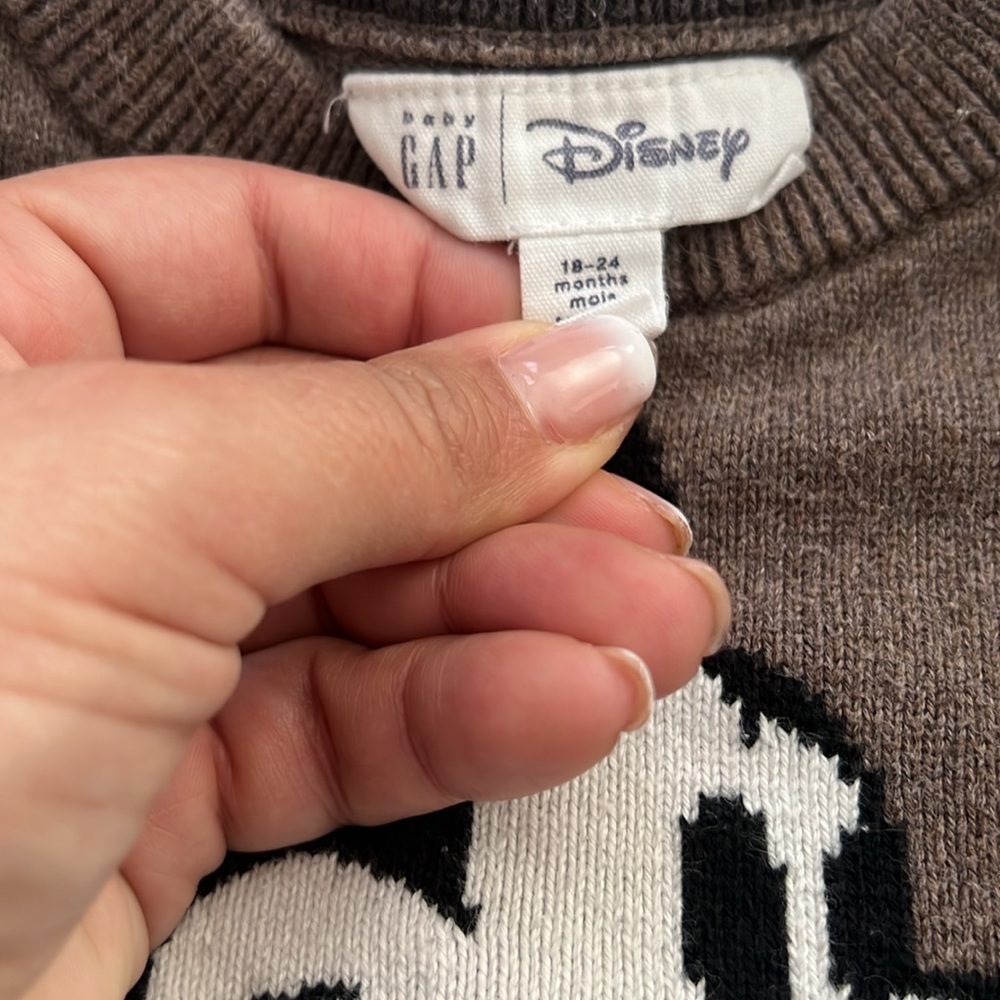 Mickey Mouse Sweater! - Picture 2 of 3
